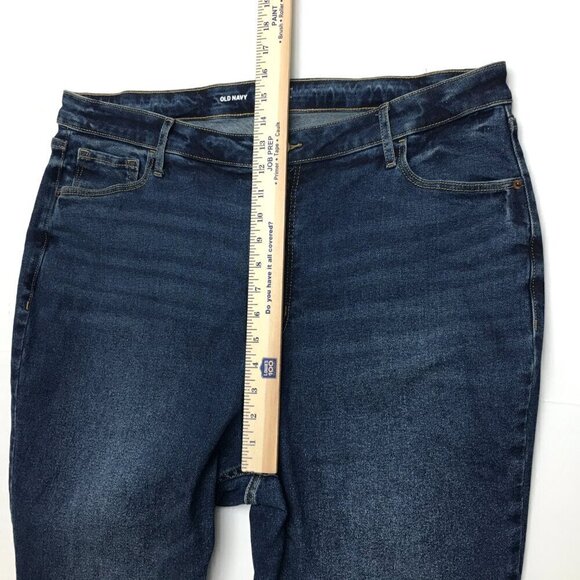 Old Navy Women's Jeans High Rise Flare Leg Beatrice Stretch size 18 length 27" - Picture 5 of 9